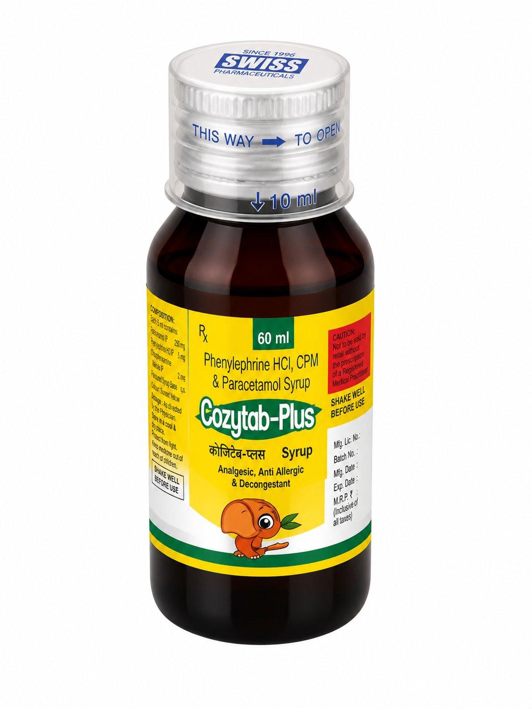 Cozytab-Plus Syrup 60 ml